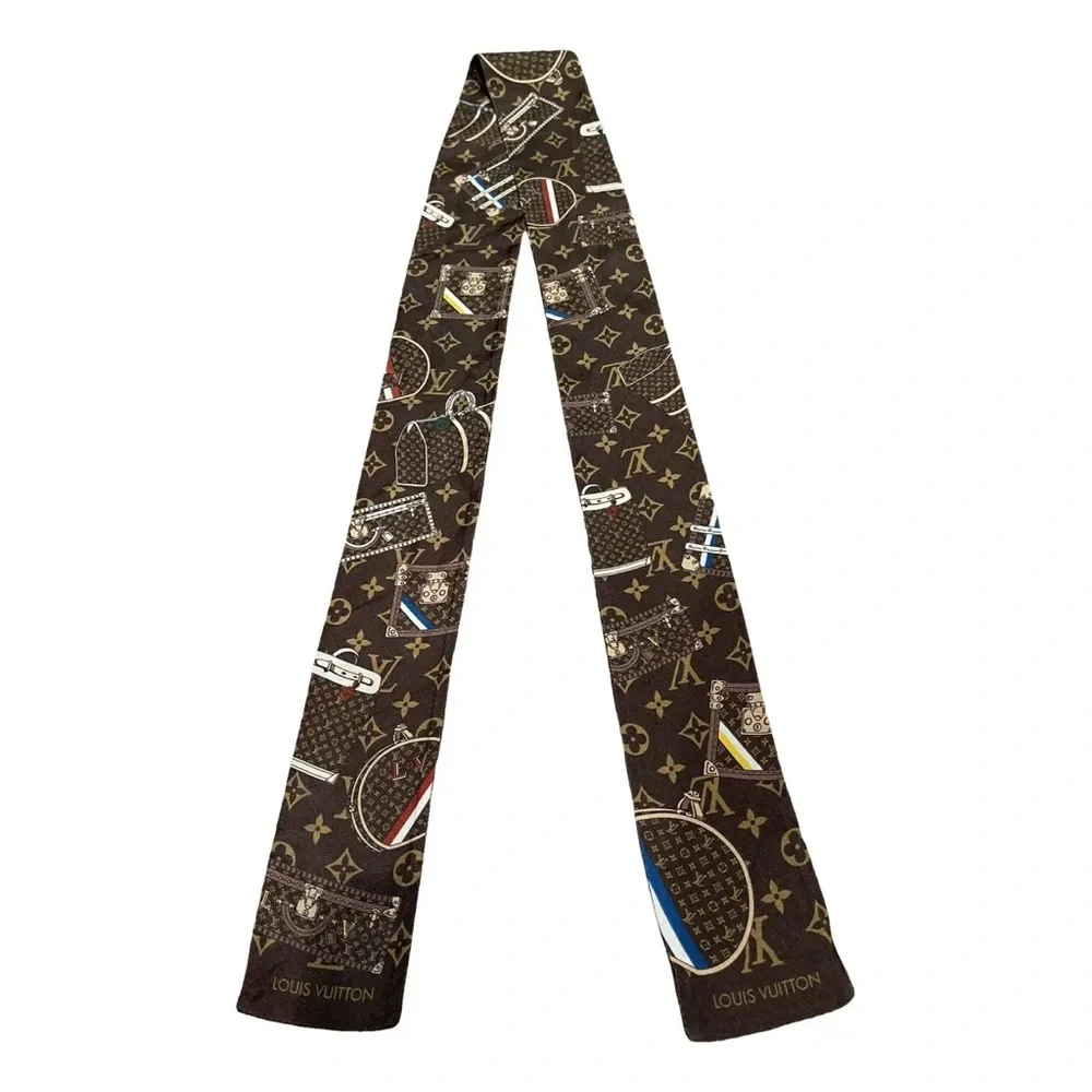 Louis Vuitton RARE logomania silk BANDEAU